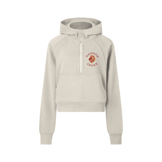 Cropped Half-Zip Hoodie - Magnus Leone