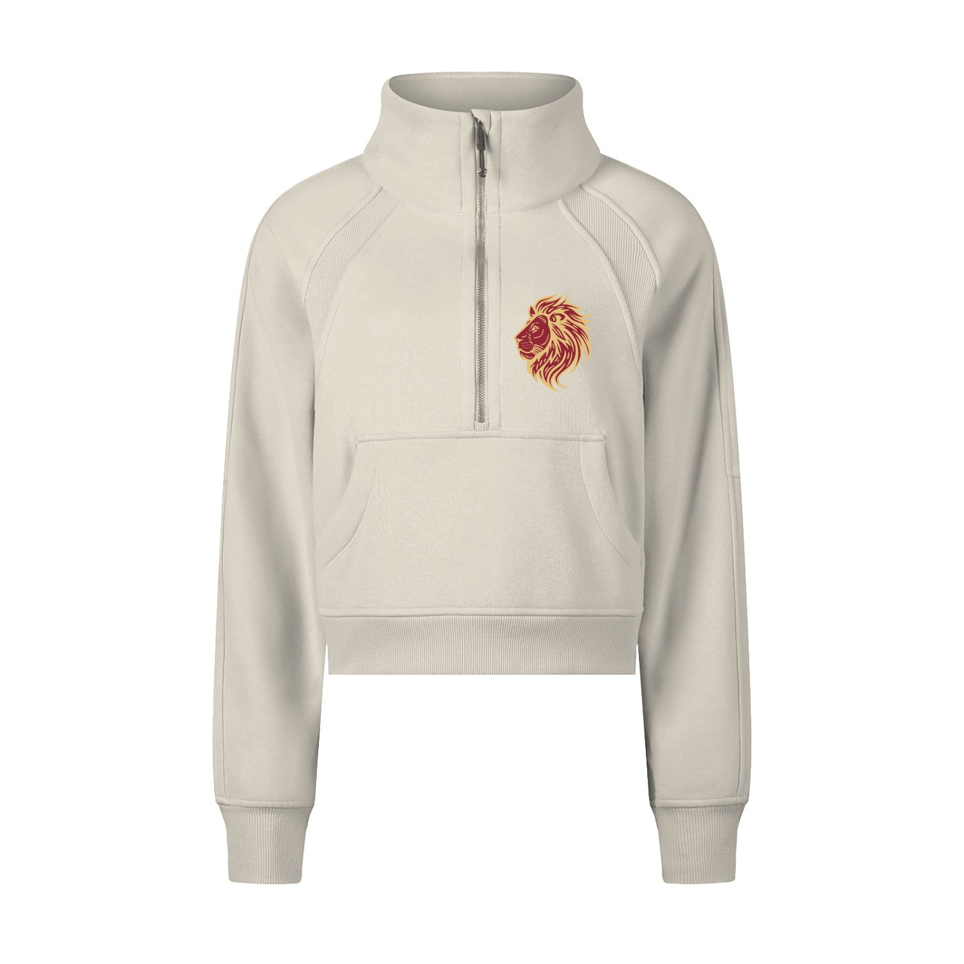 Cropped Half-Zip Sweatshirt - Magnus Leone
