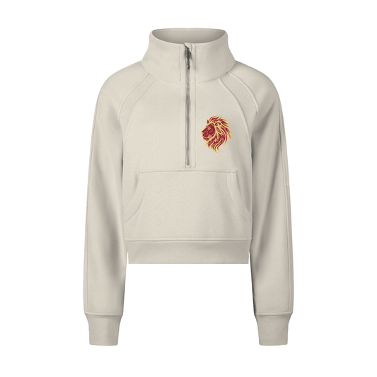 Cropped Half-Zip Sweatshirt - Magnus Leone