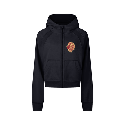 Cropped Zip-Through Hoodie - Magnus Leone