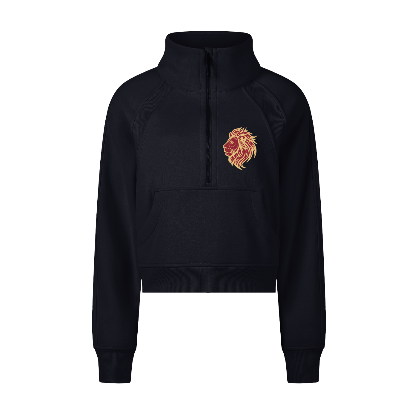 Cropped Half-Zip Sweatshirt - Magnus Leone